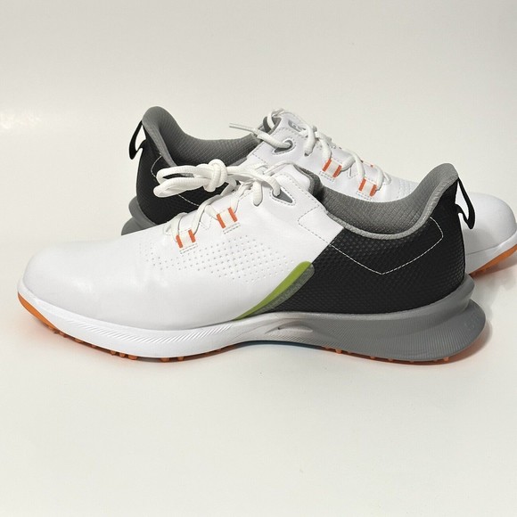 FootJoy Fuel Strato Lite Men's Spikeless Golf Shoes White 55443 Size 11.5 W - Picture 11 of 16
